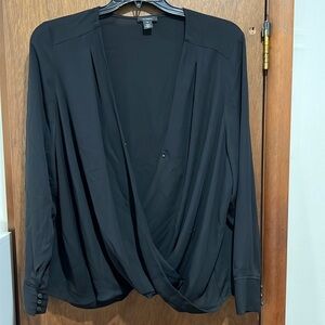 Halogen cross front blouse.  Size 3x.  Lightly worn.